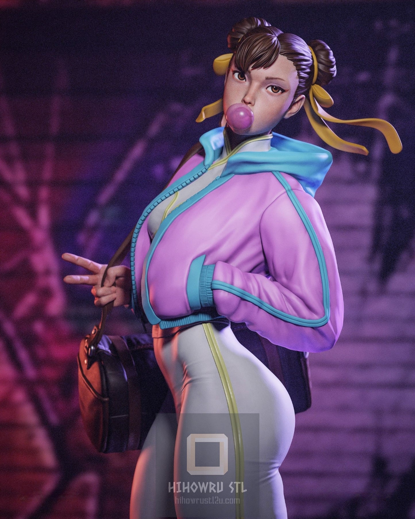 4899 Chun-Li - Street Fighter - STL 3D Print Files