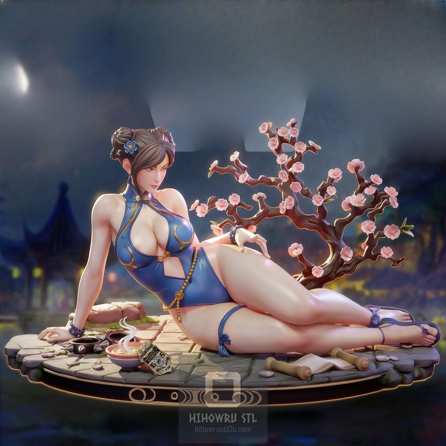 4824 Chun-Li - Street Fighter - STL 3D Print Files