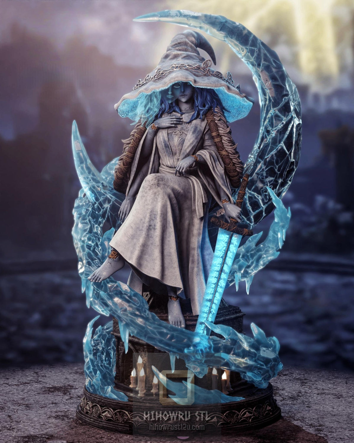 5563 Ranni the Witch - Elden Ring - STL 3D Print Files