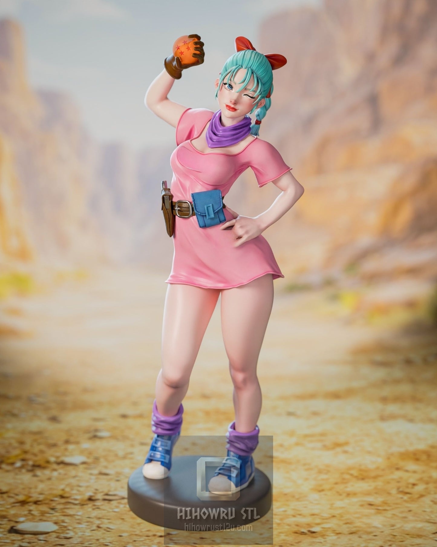5112 Bulma NSFW - Dragon Ball - STL 3D Print Files