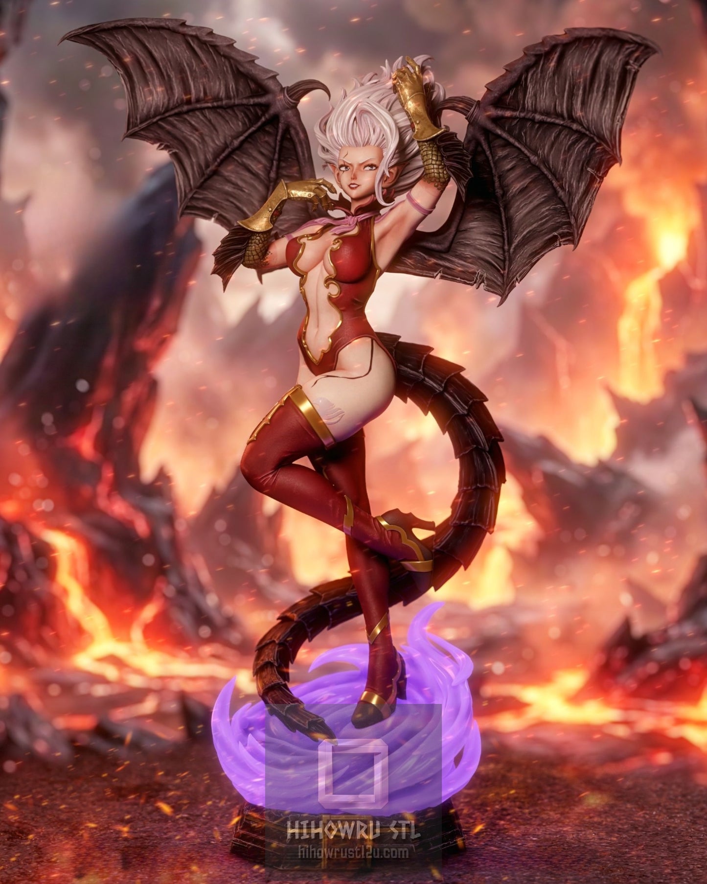 5158 Mirajane Satan Soul NSFW - Fairy Tail - STL 3D Print Files