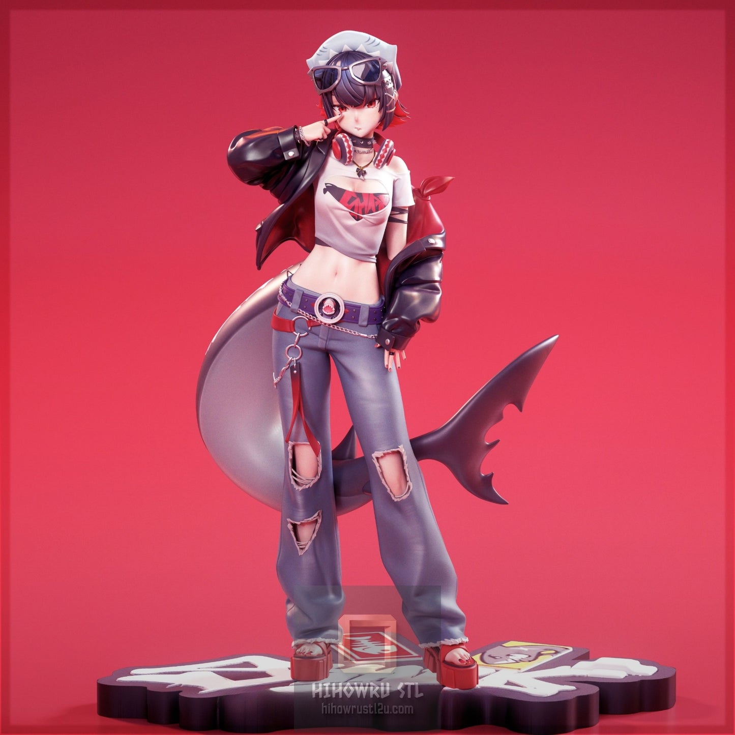 4962 Ellen Joe - Zenless Zone Zero - STL 3D Print Files