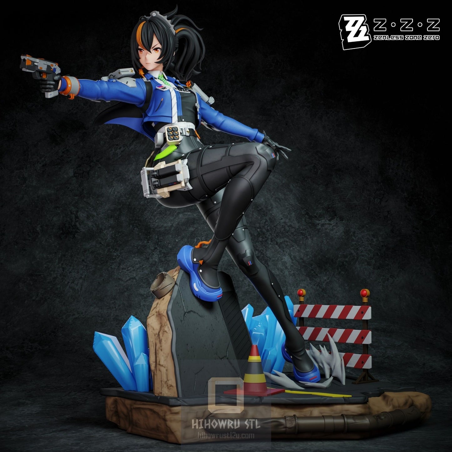 4355 Zhu Yuan - Zenless Zone Zero - STL 3D Print Files