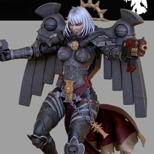 2860 Seraphim NSFW - Warhammer 40k - STL 3D Print Files