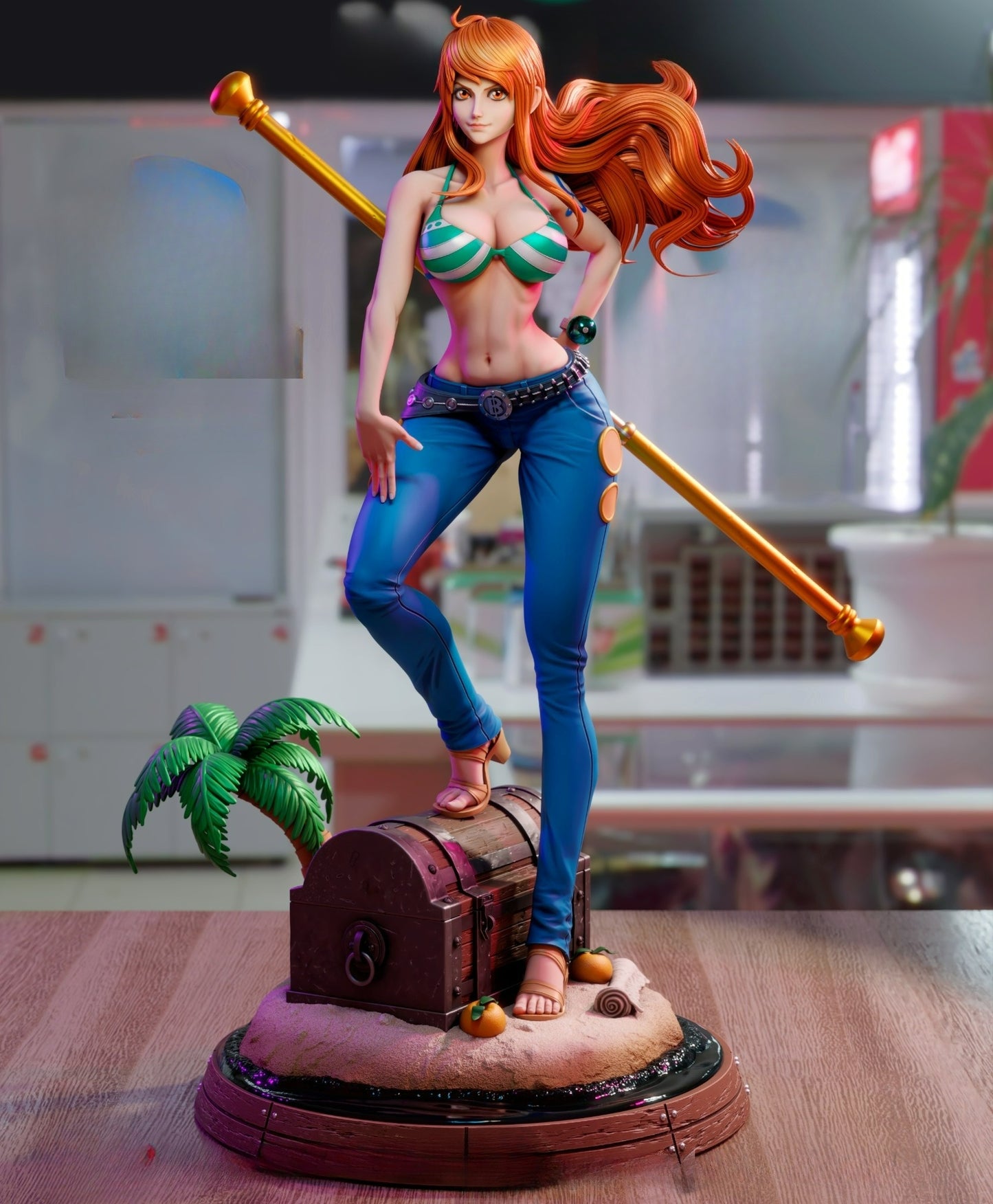 3278 Nami NSFW - One Piece - STL 3D Print Files