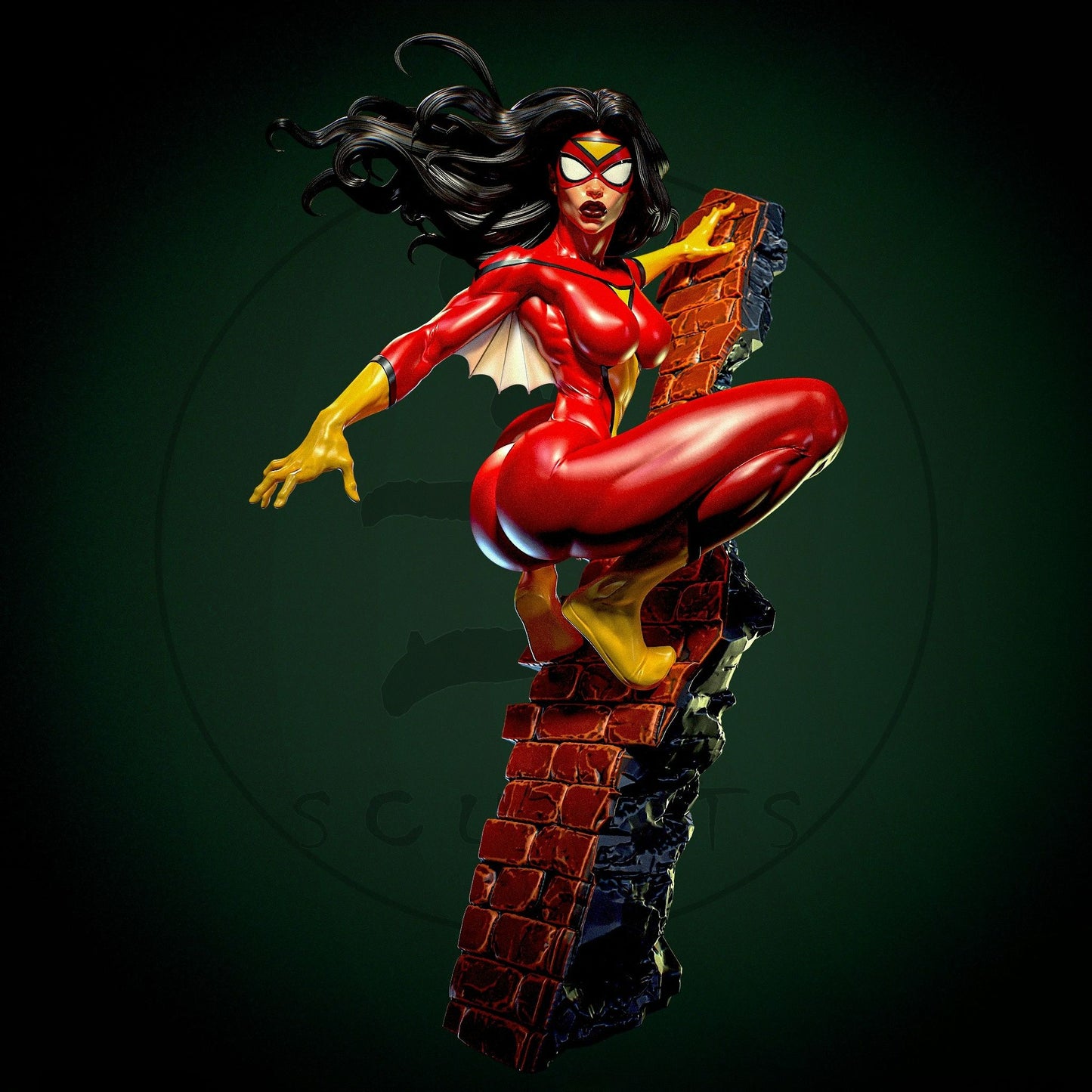 3637 Spider-Woman NSFW - Marvel Comics - STL 3D Print Files