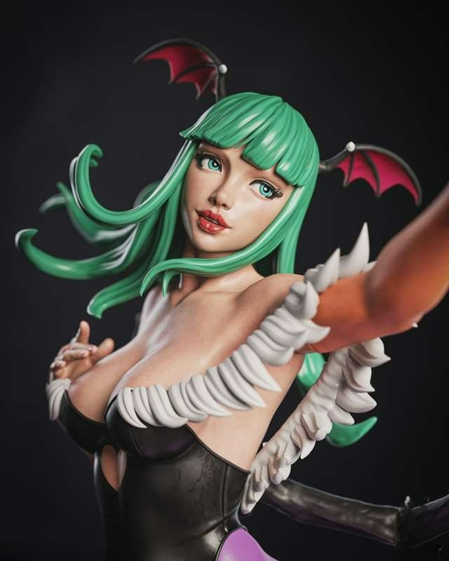 3819 Morrigan - Darkstalkers - STL 3D Print Files