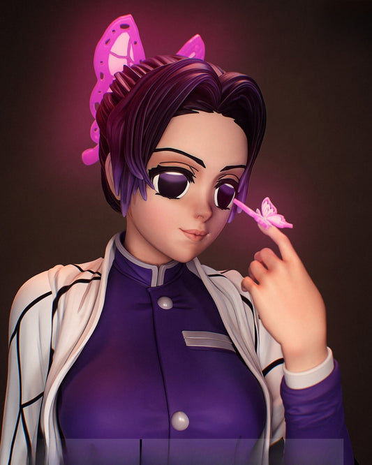 3902 Shinobu Kocho NSFW - Kimetsu no Yaiba - STL 3D Print Files