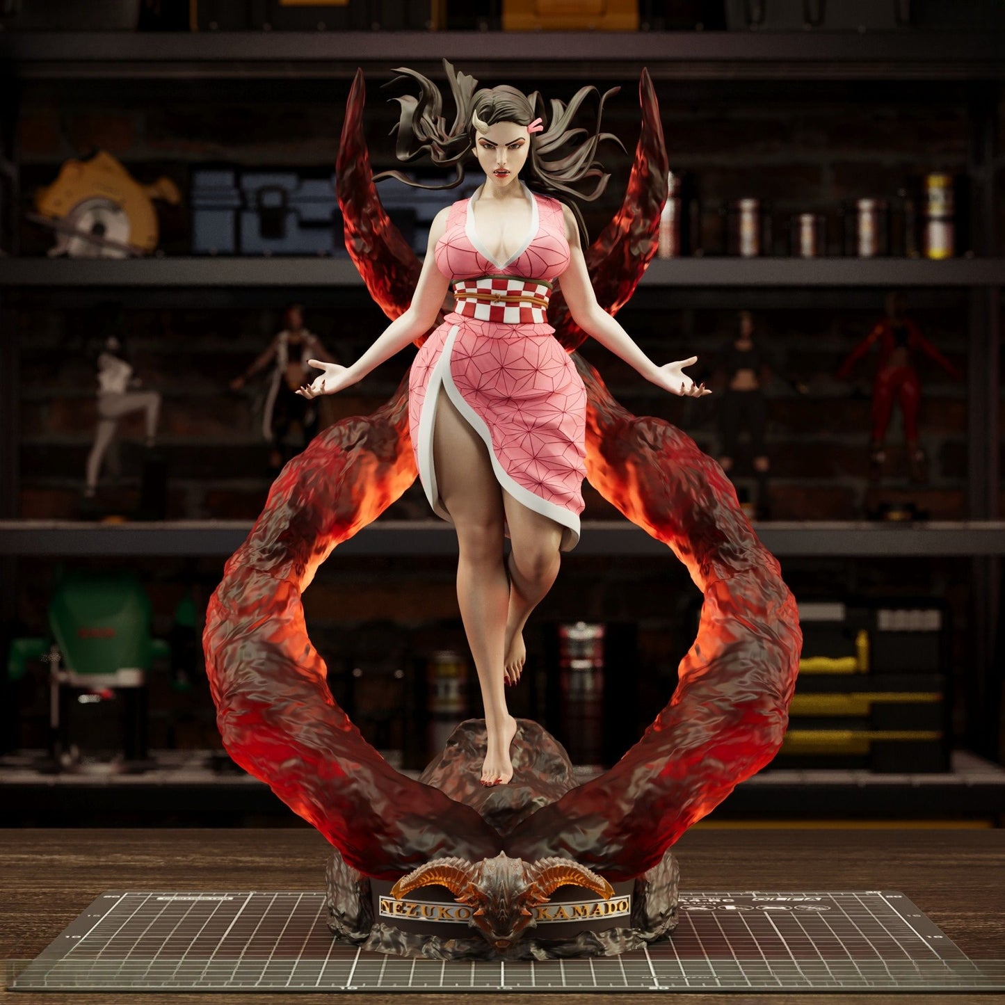 3911 Nezuko Kamado NSFW - Kimetsu no Yaiba - STL 3D Print Files