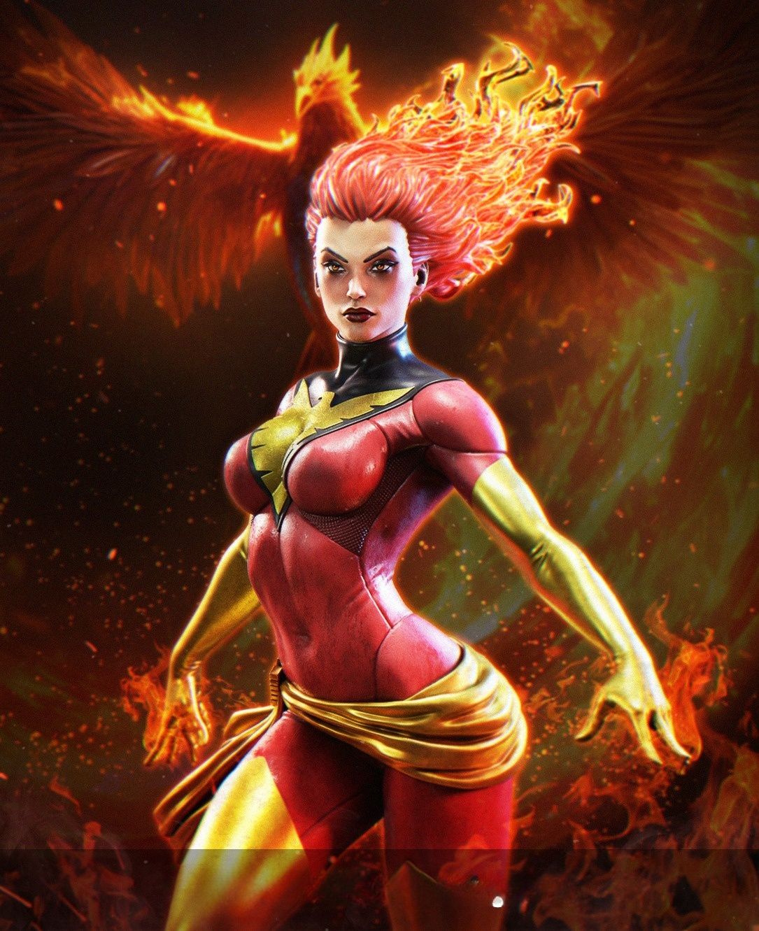 4228 Dark Phoenix - X-MEN - STL 3D Print Files