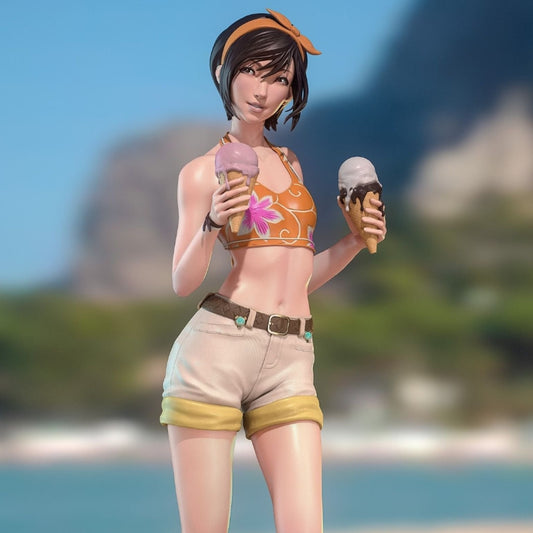 4285 Yuffie Kisaragi - Final Fantasy - STL 3D Print Files