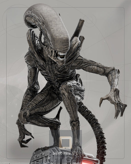 4358 Alien Xenomorph Big Chap - STL 3D Print Files