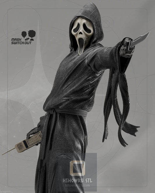 4386 Ghostface - Scream - STL 3D Print Files
