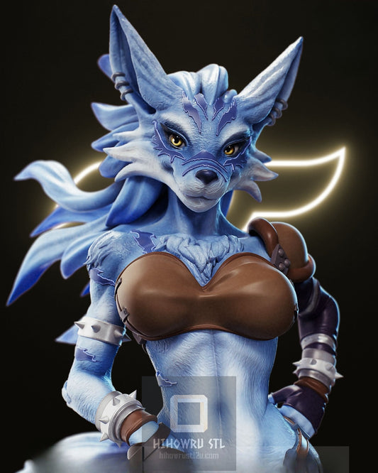 4392 Were Garurumon NSFW - Digimon - STL 3D Print Files