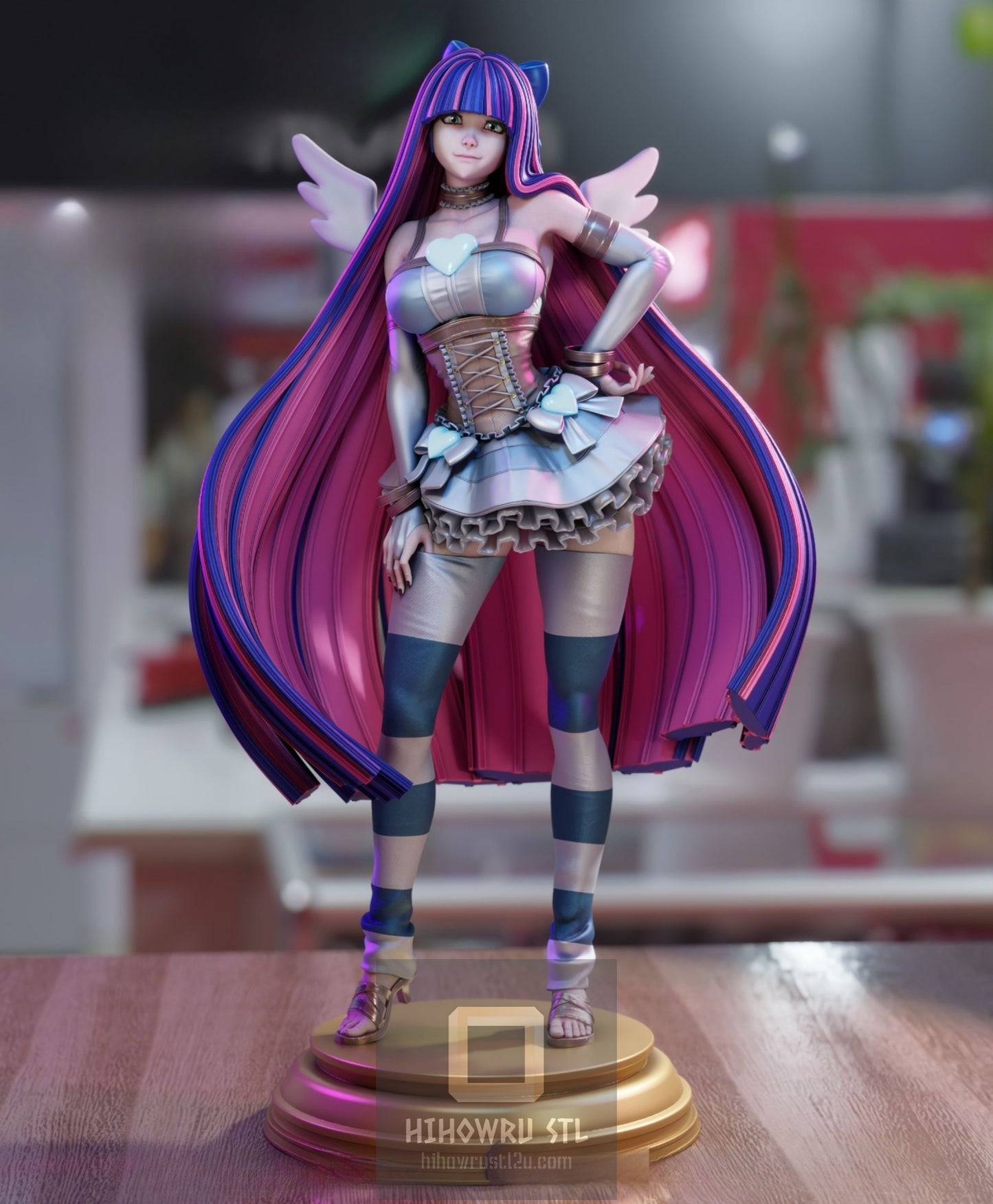 4402 Stocking NSFW - Panty & Stocking with Garterbelt - STL 3D Print Files