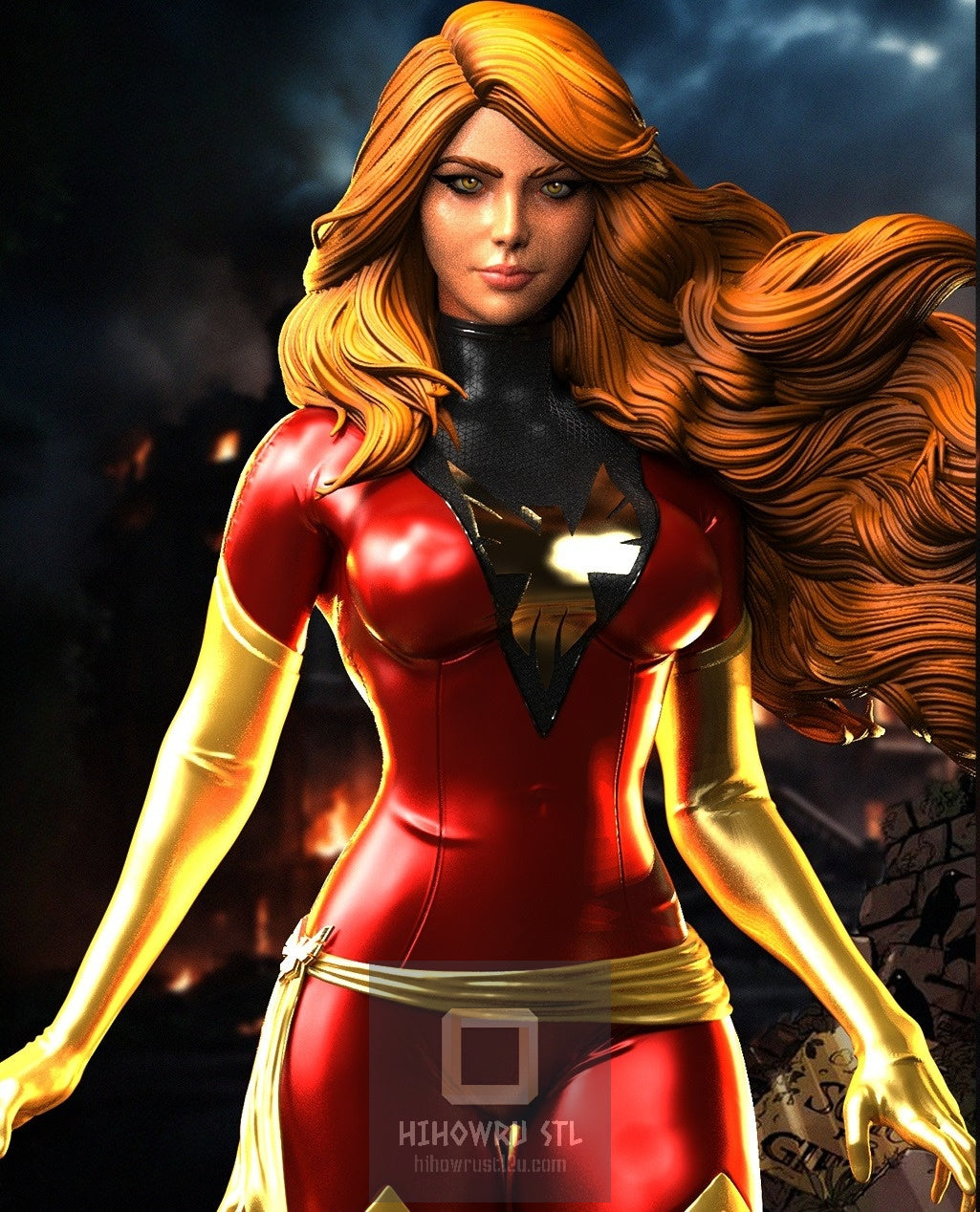 4459 Dark Phoenix - X-MEN - STL 3D Print Files