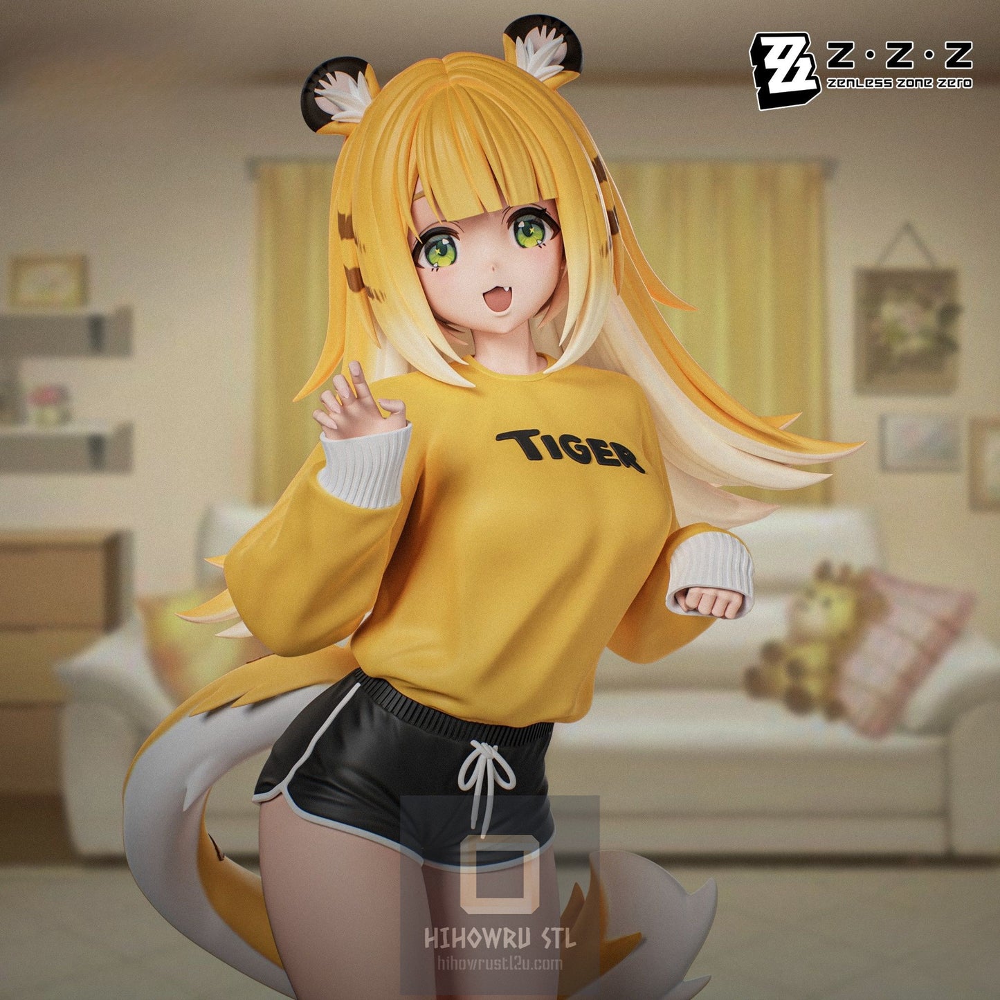 4473 Ju Fufu - Zenless Zone Zero - STL 3D Print Files