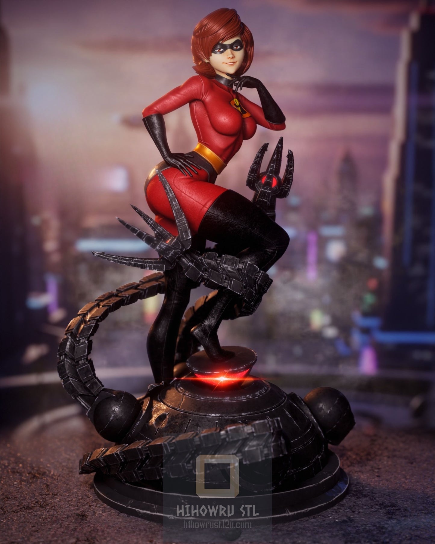 4476 Elastigirl NSFW - The Incredibles - STL 3D Print Files X 3D Animations