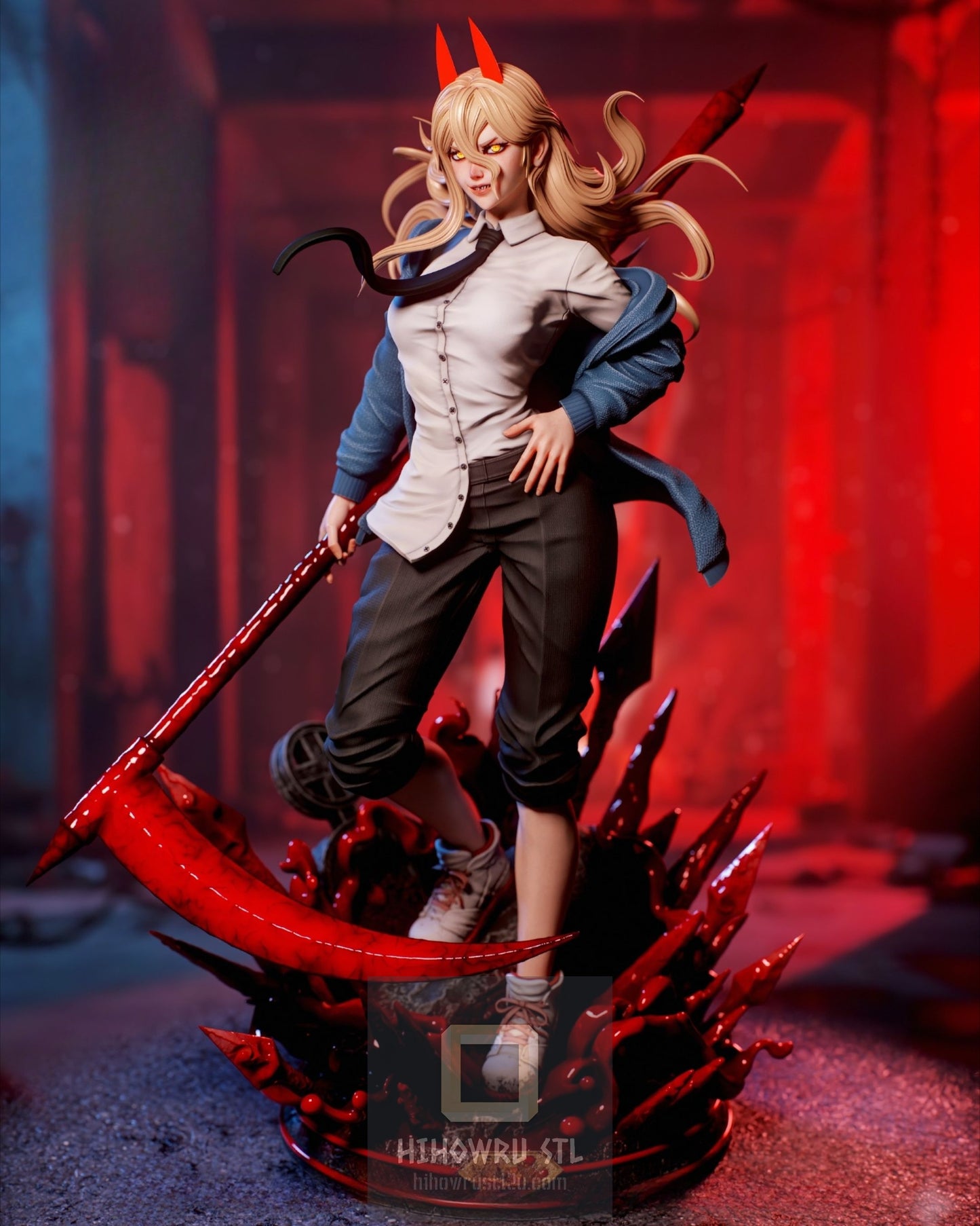 4479 Power NSFW - Chainsaw Man - STL 3D Print Files