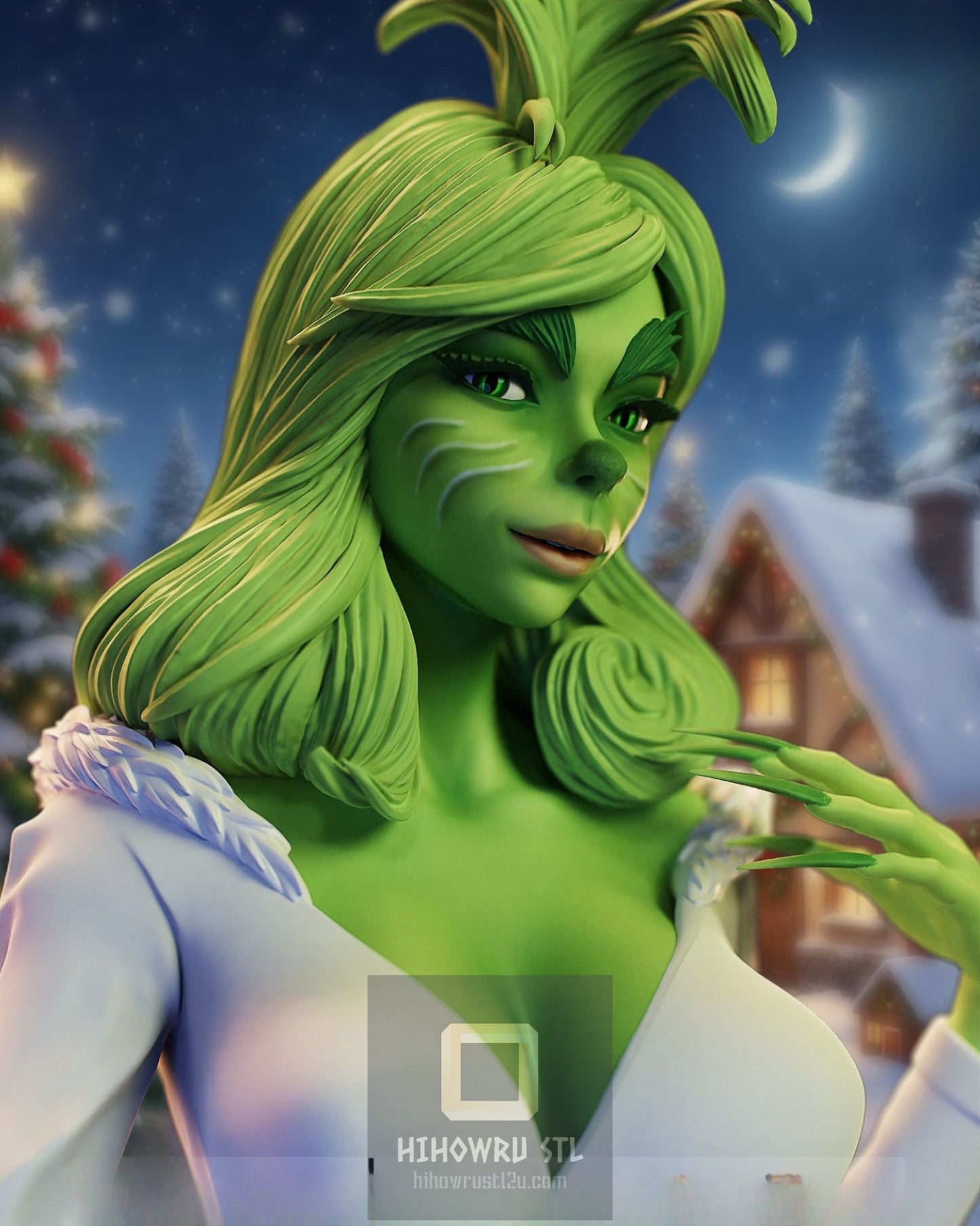 4516 Female Grinch NSFW - STL 3D Print Files