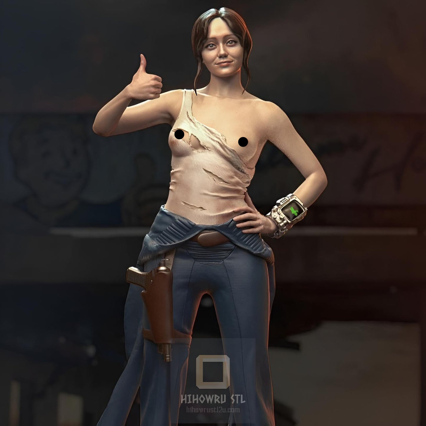 4615 Lucy MacLean NSFW - Fallout - STL 3D Print Files