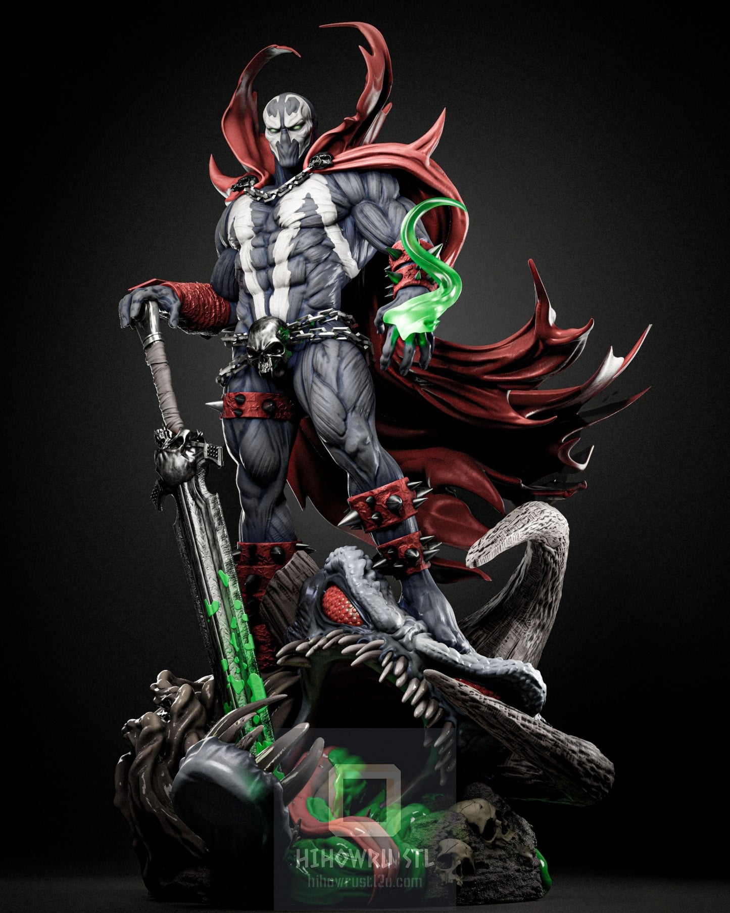 4677 Spawn - Al Simmons  - STL 3D Print Files