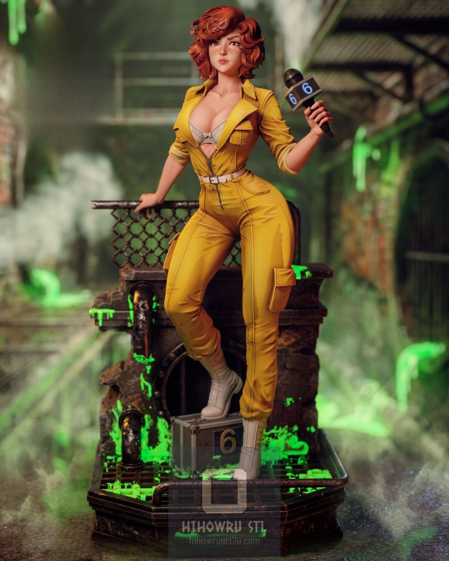 4782 April O'Neil NSFW - TMNT - STL 3D Print Files