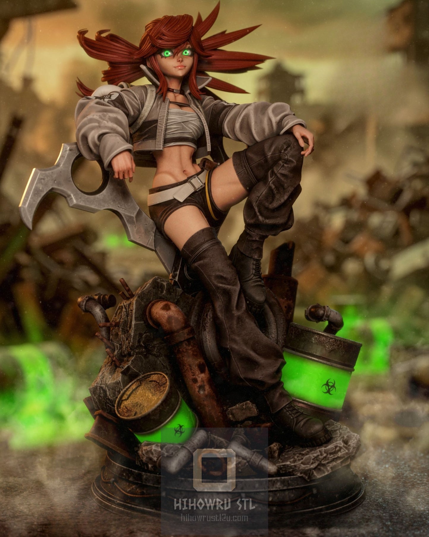 4814 Riyo Reaper NSFW - Gachiakuta - STL 3D Print Files