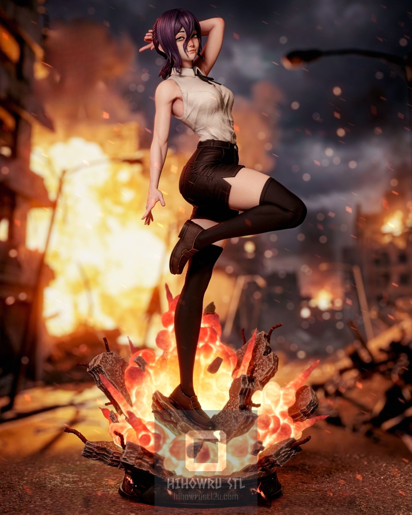 4893 Reze NSFW - Chainsaw Man - STL 3D Print Files