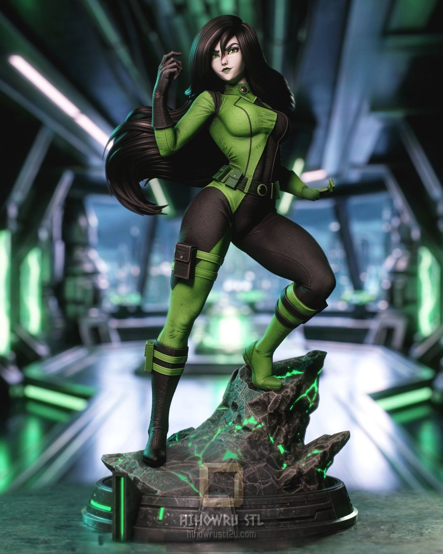4916 Shego - Kim Possible - STL 3D Print Files