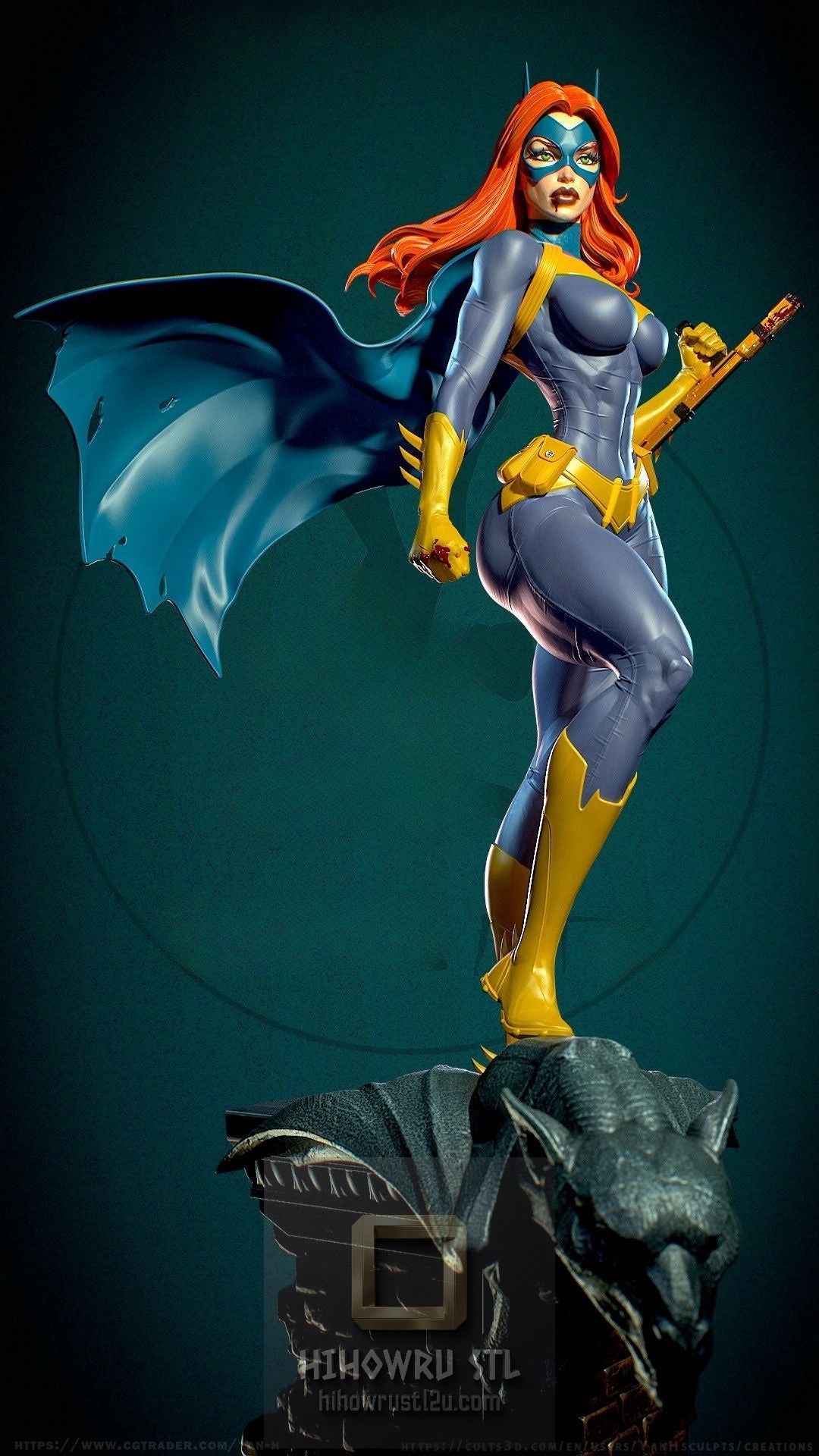 4989 Batgirl NSFW - DC Comics - STL 3D Print Files