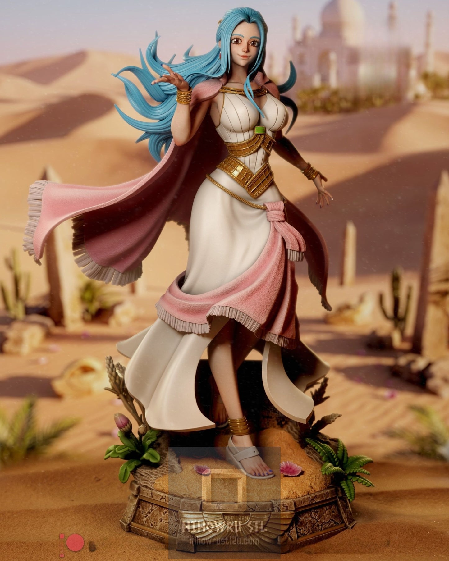 4998 Nefertari Vivi - One Piece - STL 3D Print Files