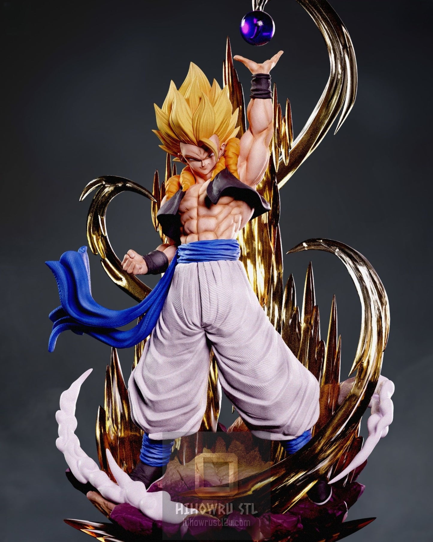 4999 Gogeta - Super Saiyan 2 - STL 3D Print Files