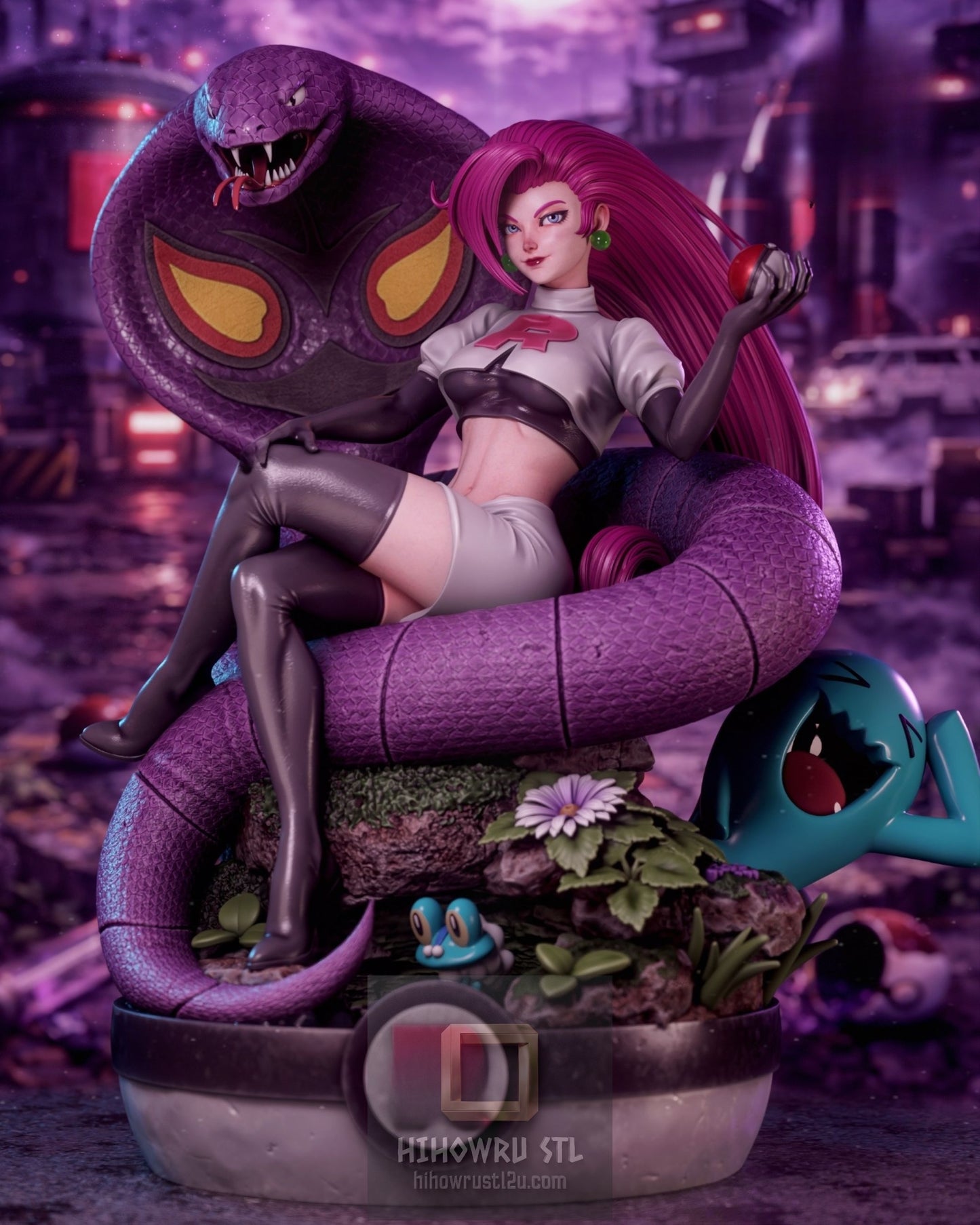 5038 Jessie NSFW - Pokemon - STL 3D Print Files