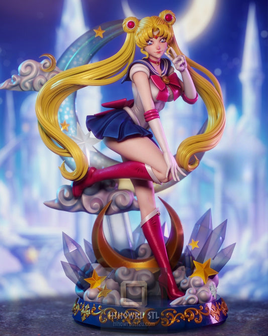 5163 Sailor Moon - Usagi Tsukino - STL 3D Print Files