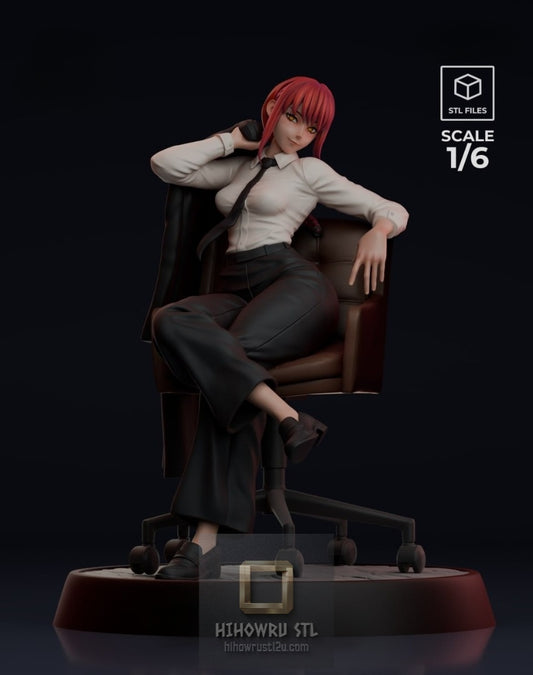 5247 Makima - Chainsaw Man - STL 3D Print Files