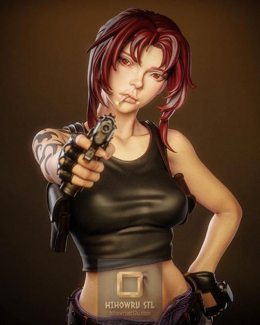5483 Revy NSFW - Black Lagoon - STL 3D Print Files