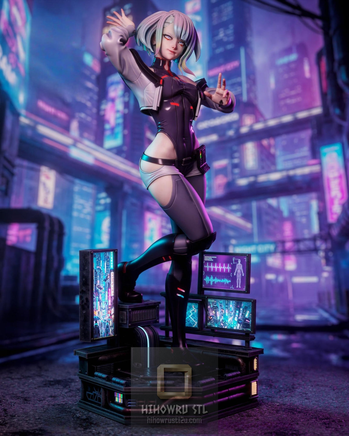 5515 Lucy NSFW - Cyberpunk Edgerunners - STL 3D Print Files