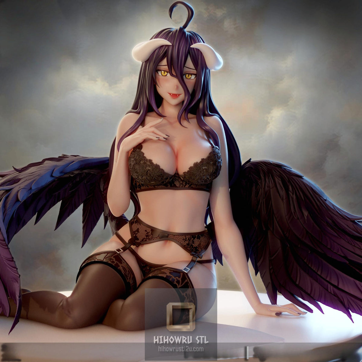 5634 Albedo And Shalltear Bloodfallen NSFW - Overlord - STL 3D Print Files