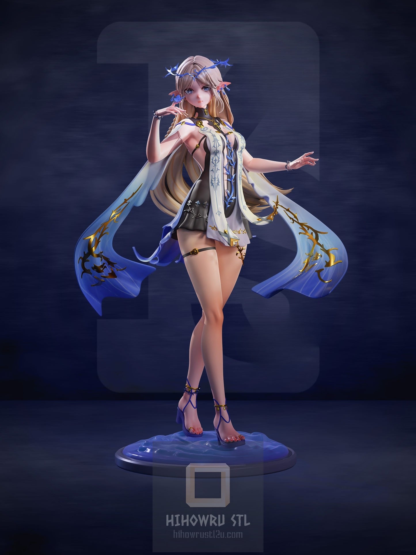 4621 Cartethyia - Wuthering Waves - STL 3D Print Files