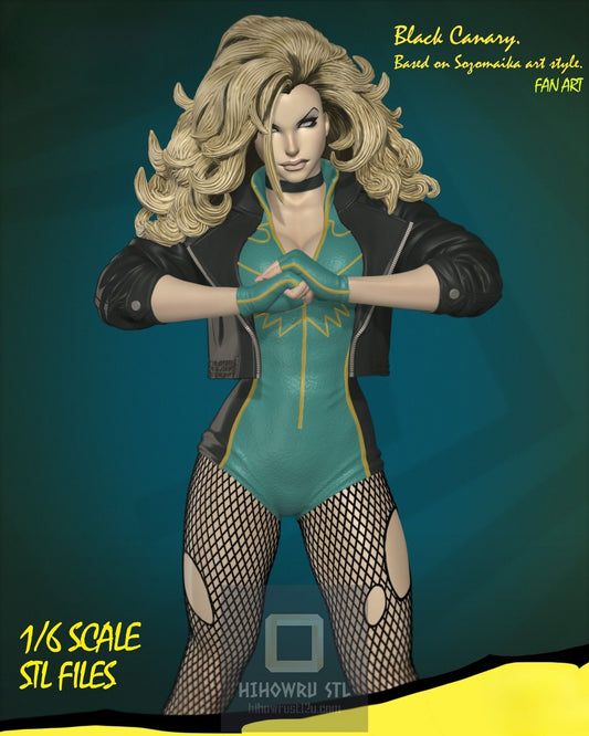 4346 Black Canary - DC Comics - STL 3D Print Files