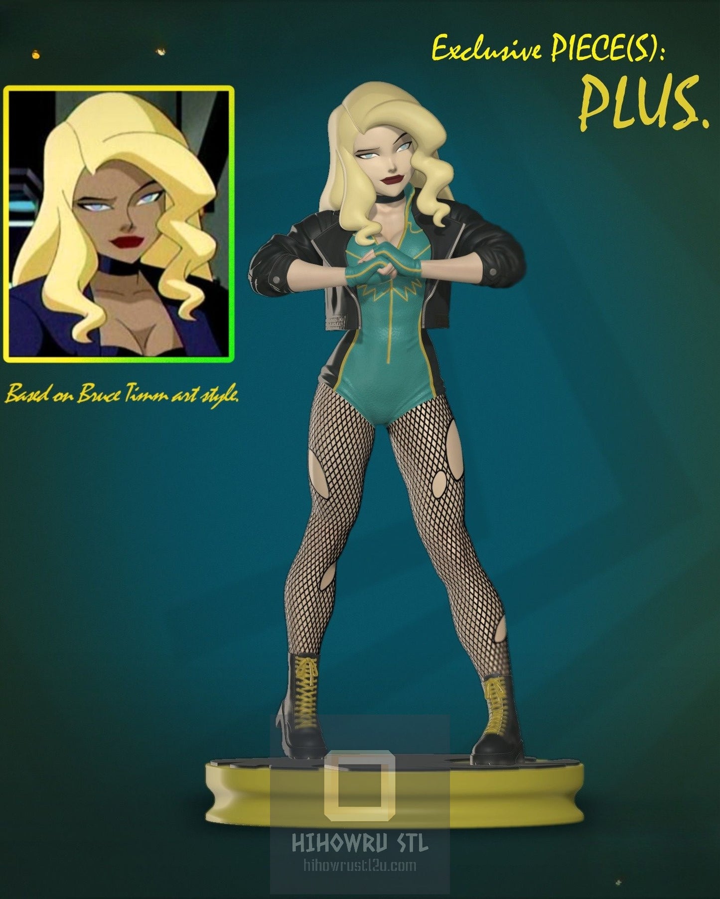 4346 Black Canary - DC Comics - STL 3D Print Files
