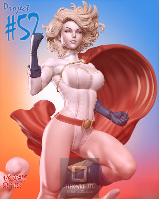 5221 Power Girl NSFW - DC Comics - STL 3D Print Files