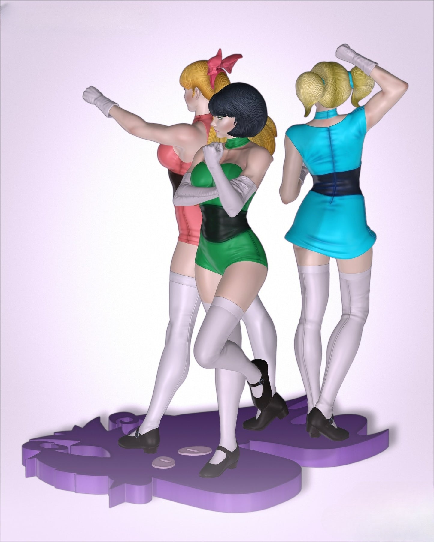 3561 The Powerpuff Girls - STL 3D Print Files