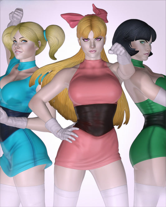 3561 The Powerpuff Girls - STL 3D Print Files