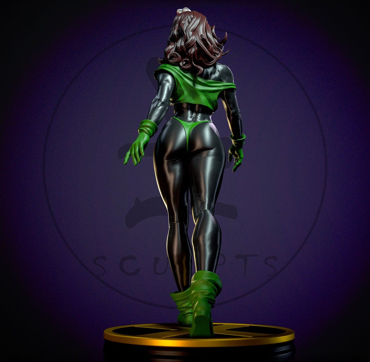 2926 Rogue NSFW - X-Men - STL 3D Print Files