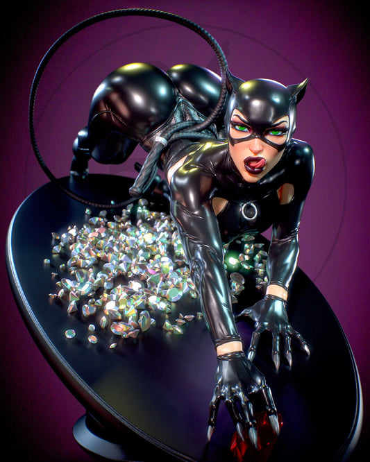 4112 Catwoman NSFW - DC COMICS - STL 3D Print Files