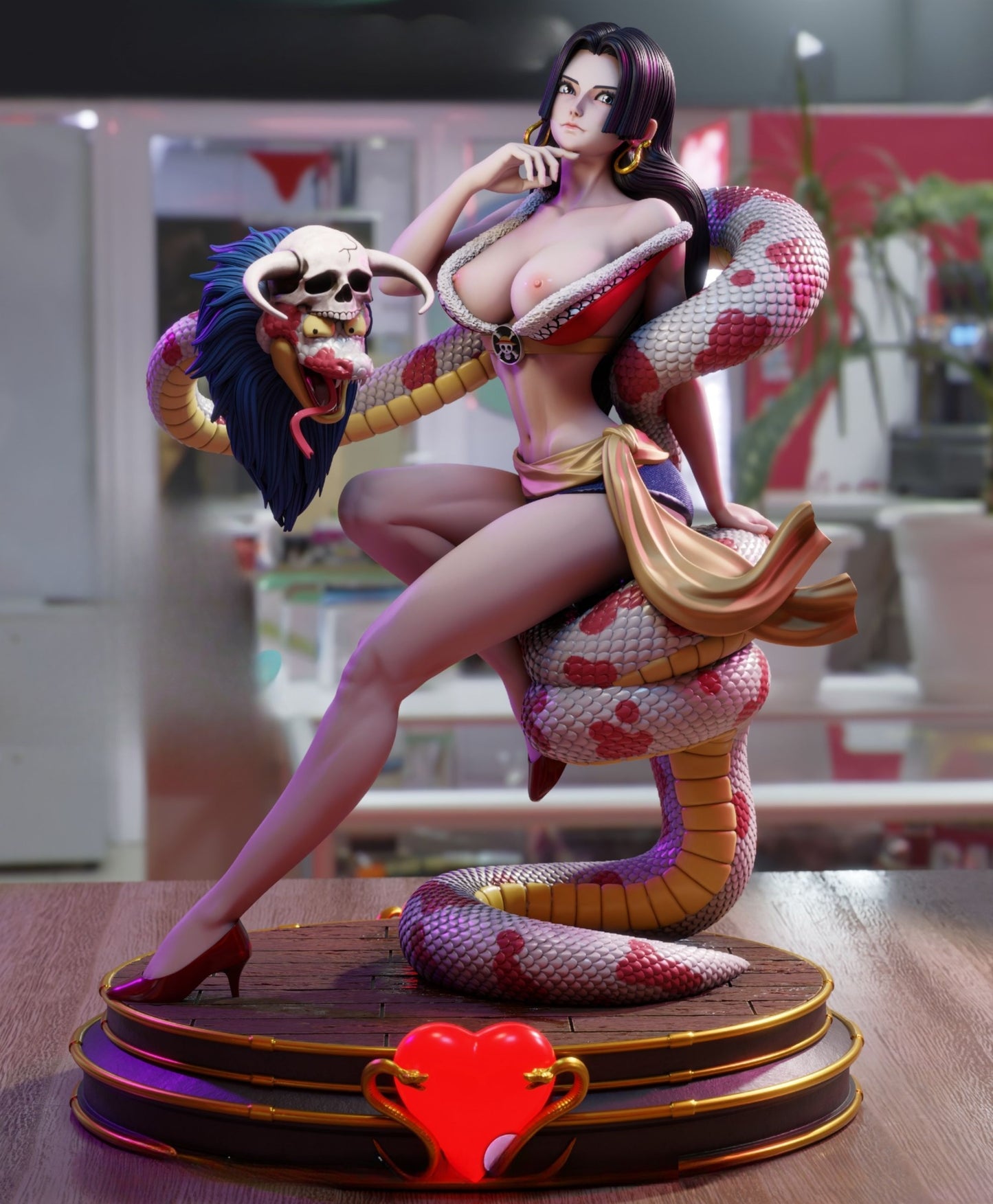 4303 Boa Hancock NSFW - One Piece - STL 3D Print Files