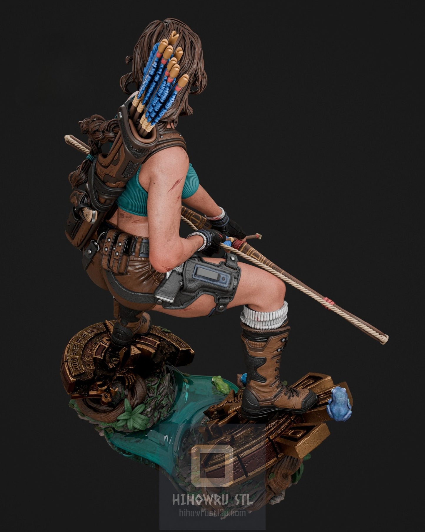 4376 Lara Croft - Tomb Raider - STL 3D Print Files