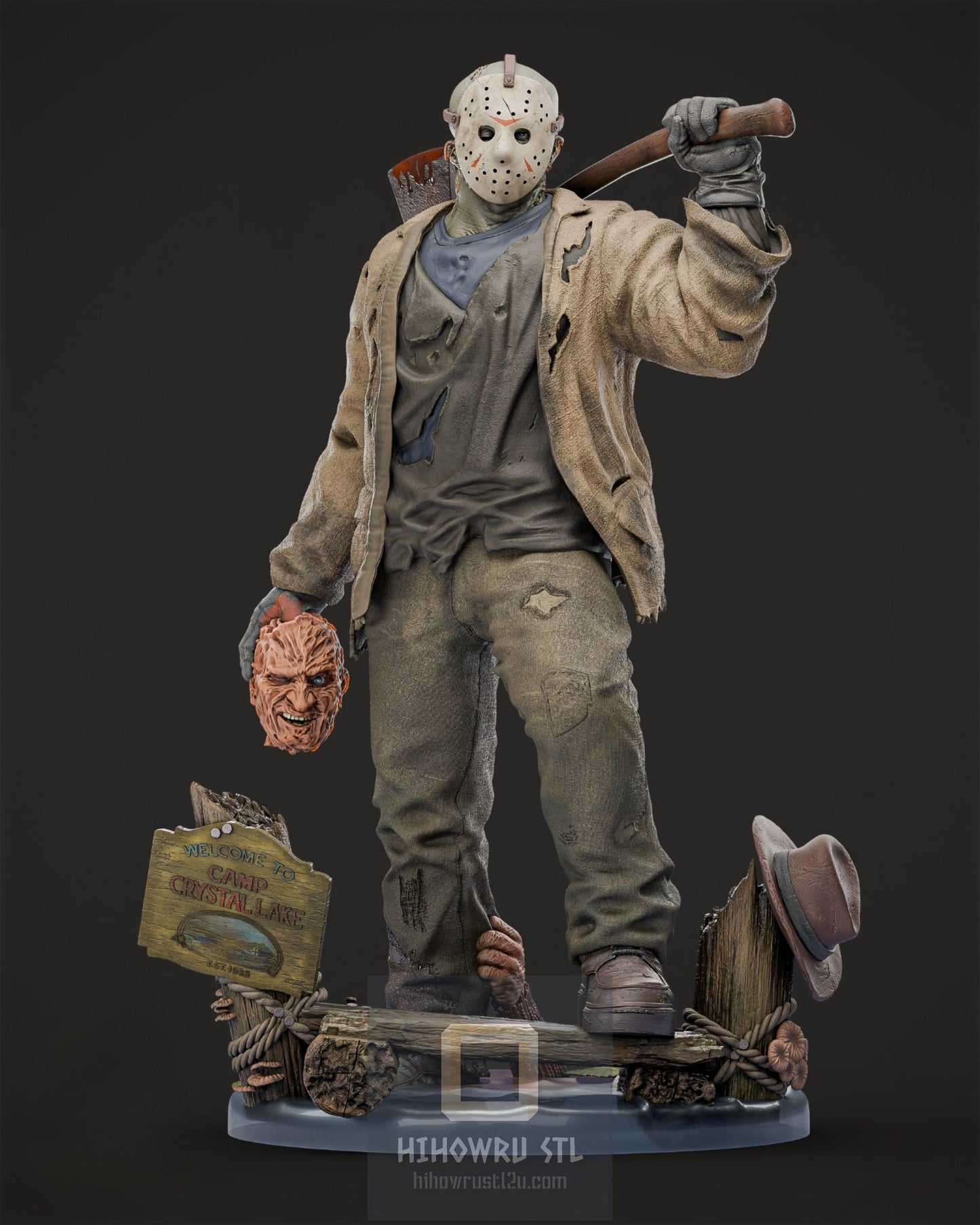 4388 Jason Voorhees - Friday the 13th - STL 3D Print Files